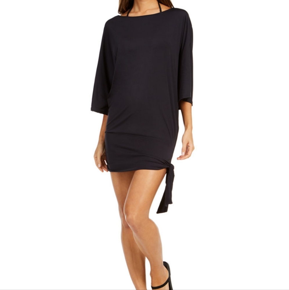 Michael Kors Black Swimsuit Coverup